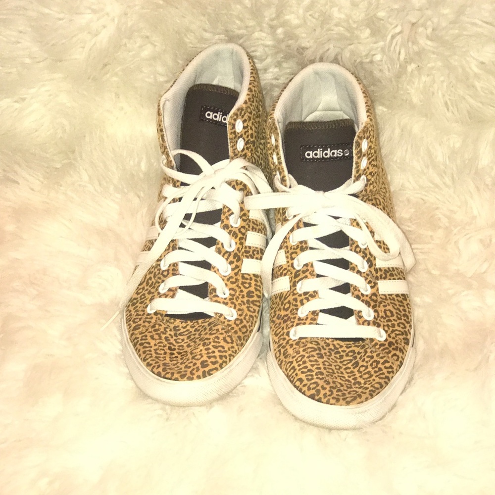 Addidas Leopard High Tops - Picture 2 of 2